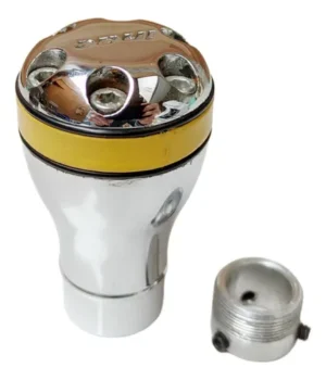 Perilla Palanca Cambio Skr Sport C/cuero Amarillo C/detalle