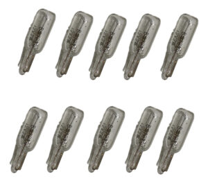 Kit X10 Lampara Indicadora Tablero 12v 2w W2.1x4.6d 18.3x5mm